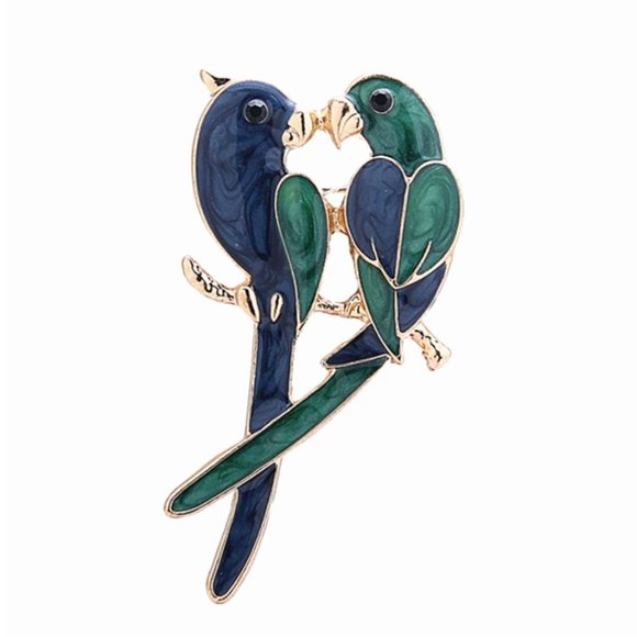 Lovely Bird Parrot Brooch Pin - Picture 2 of 9